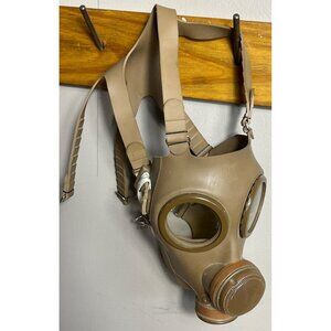 M51 Vintage Gas Mask French/Belgian Military Army Surplus Militaria No Filter